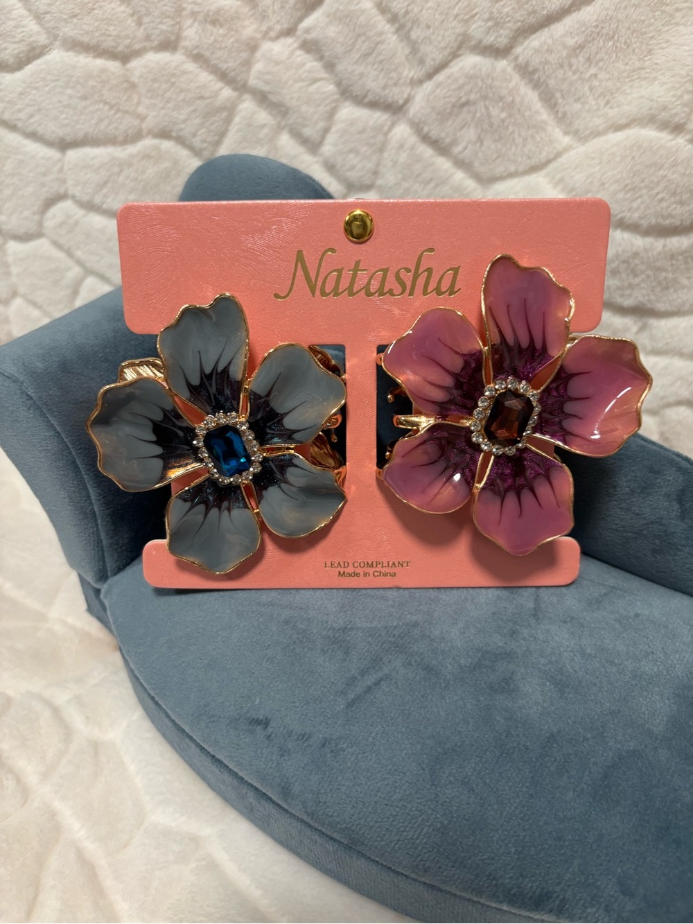 Natasha Floral Hair Claws